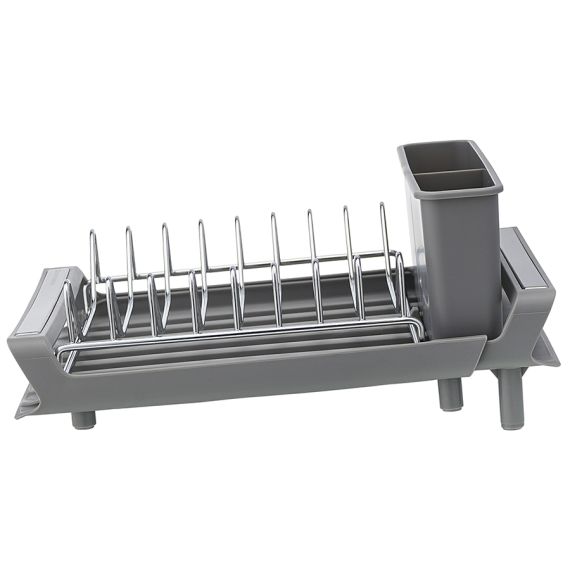 Сушилка для посуды Atle раздвижная малая, серая, Smart Solutions, изображение 2
