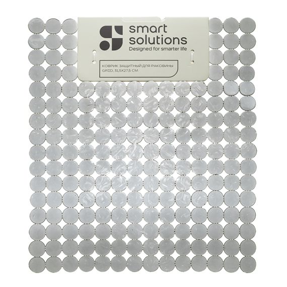 Коврик защитный для раковины Grid, 31,5х27,5 см, Smart Solutions, изображение 5