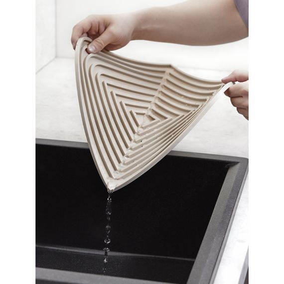 Коврик для сушки посуды Dry Flex, 34,6х44,6 см, бежевый, Smart Solutions, изображение 4