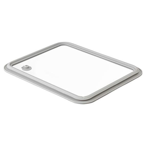 Контейнер для запекания и хранения стеклянный с вакуумным эффектом, 2,6 л, светло-серый, Smart Solutions, изображение 8