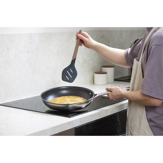 Лопатка с прорезями SmartChef, 32 см, капучино-графит, Smart Solutions, изображение 2