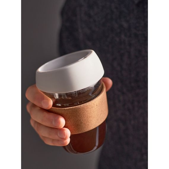 Кружка Cozy Cup, 350 мл, светло-серая, Smart Solutions, изображение 7