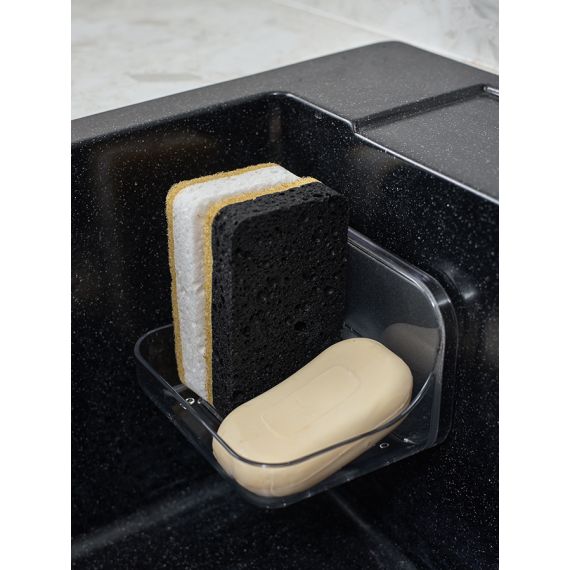 Набор губок для посуды из целлюлозы и кокосового волокна Eco Sponge, черные, 6 шт., Smart Solutions, изображение 12