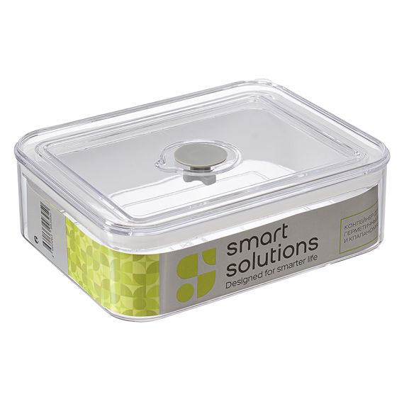 Контейнер для хранения герметичный с крышкой и клапаном Keep in, 980 мл, Smart Solutions, изображение 8