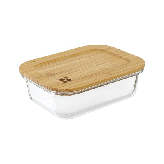 Набор контейнеров для запекания и хранения Eco Store с крышками из бамбука, 3 шт., Smart Solutions, изображение 4