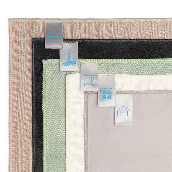 Набор салфеток для комплексной уборки из микрофибры Cozy Clean, 5 шт., Smart Solutions, изображение 9