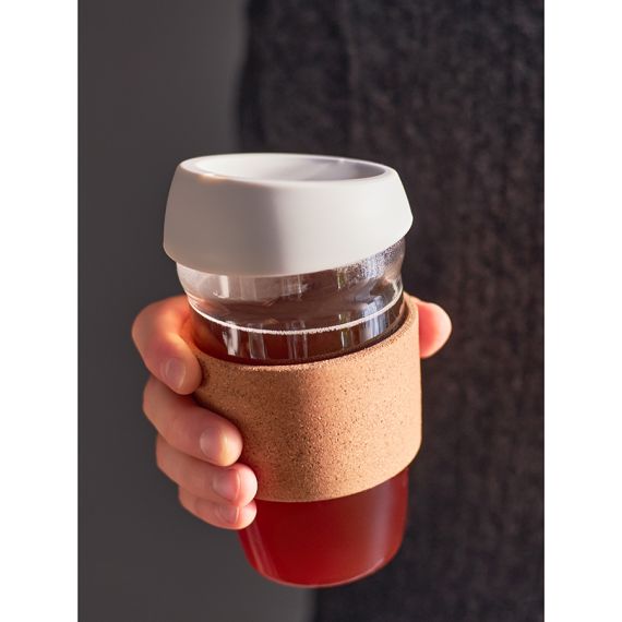 Кружка Cozy Cup, 450 мл, светло-серая, Smart Solutions, изображение 6