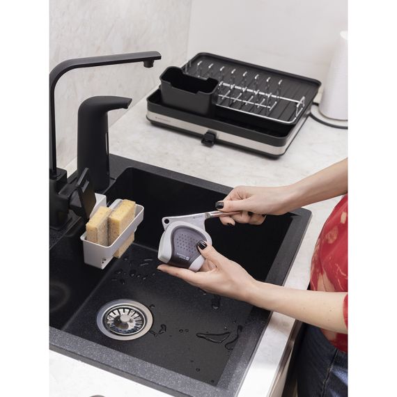 Сушилка для посуды Atle раздвижная большая, черная, Smart Solutions, изображение 9