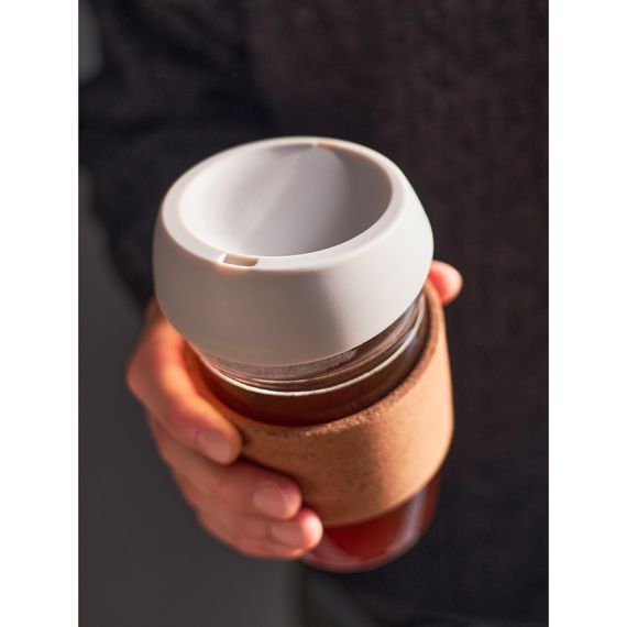 Кружка Cozy Cup, 350 мл, светло-серая, Smart Solutions, изображение 8