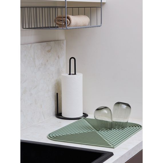 Коврик для сушки посуды Dry Flex, 34,6х44,6 см, шалфей, Smart Solutions, изображение 2