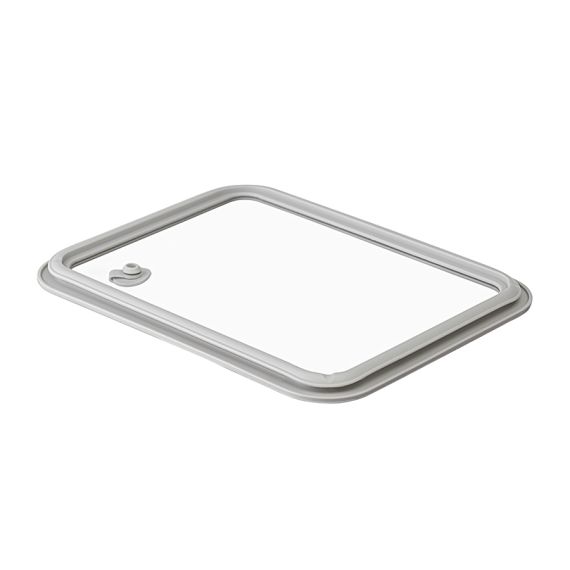 Контейнер для запекания и хранения стеклянный с вакуумным эффектом, 1,4 л, светло-серый, Smart Solutions, изображение 10