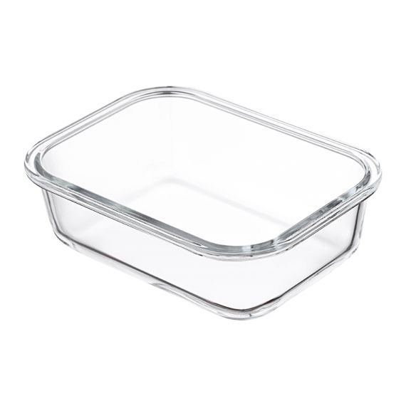 Контейнер для запекания и хранения прямоугольный с крышкой, 640 мл, светло-серый, Smart Solutions, изображение 3