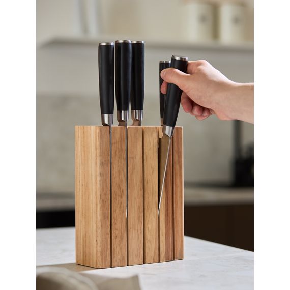 Подставка для ножей Hevea, светлое дерево, Liberty Jones, изображение 5