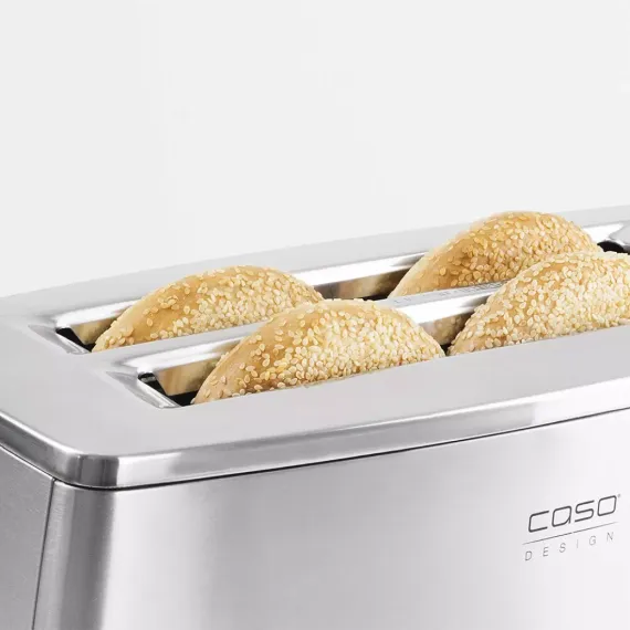 Тостер, нержавеющая сталь, пластик, CASO, изображение 5