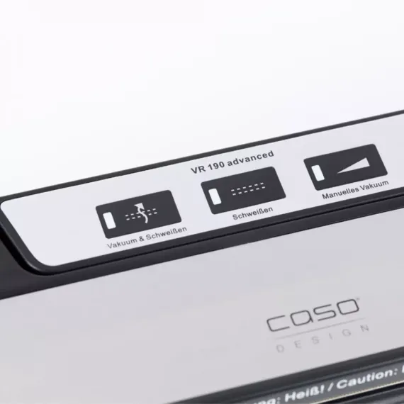 Вакууматор VR 190, нержавеющая сталь, пластик, стальной, CASO, изображение 3