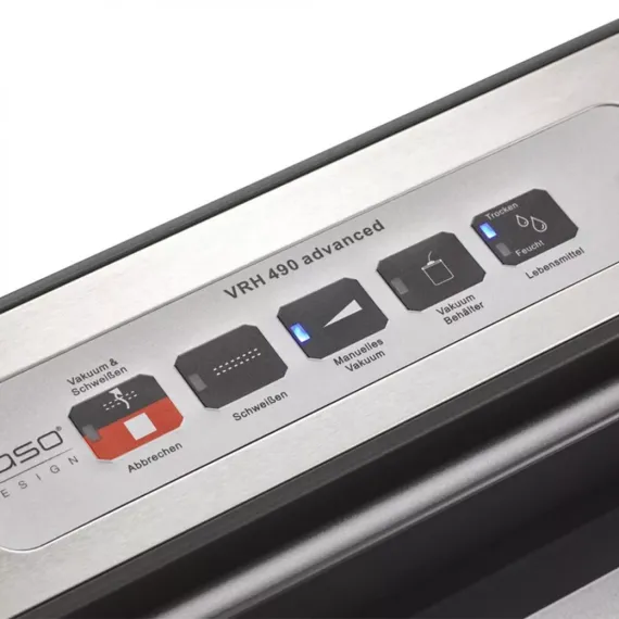 Вакууматор VRH 490, нержавеющая сталь, пластик, CASO, изображение 4