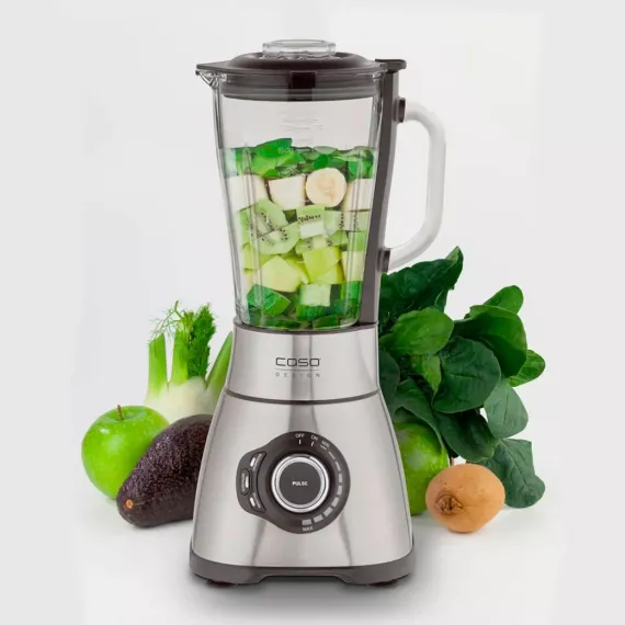 Блендер стационарный, 1.75 л, нержавеющая сталь, стекло, CASO, изображение 8