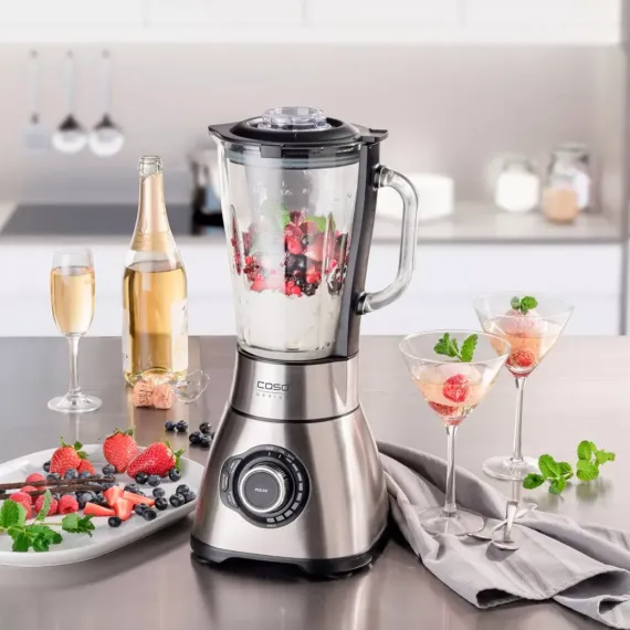 Блендер стационарный, 1.75 л, нержавеющая сталь, стекло, CASO, изображение 9