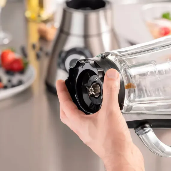 Блендер стационарный, 1.75 л, нержавеющая сталь, стекло, CASO, изображение 10