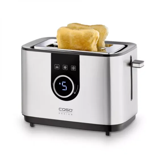 Тостер, нержавеющая сталь, пластик, CASO, изображение 3