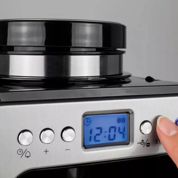 Кофеварка капельная, нержавеющая сталь, пластик, стальной, CASO, изображение 2