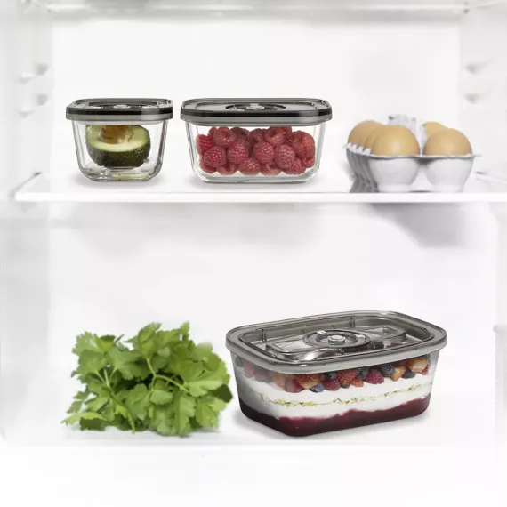 Вакууматор ручной Vacu OneTouch Eco-Set с аксессуарами, нержавеющая сталь, пластик,  CASO, изображение 5