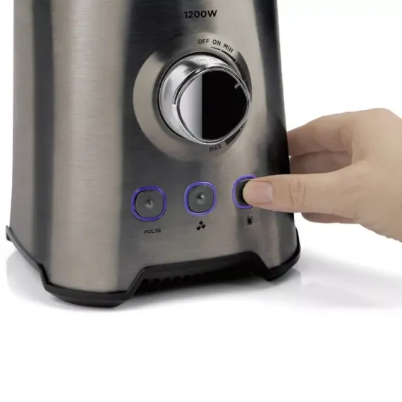 Блендер стационарный, 1,5 л, 30 х 20 х 40 см, нержавеющая сталь, стекло, BLACK+DECKER, изображение 3