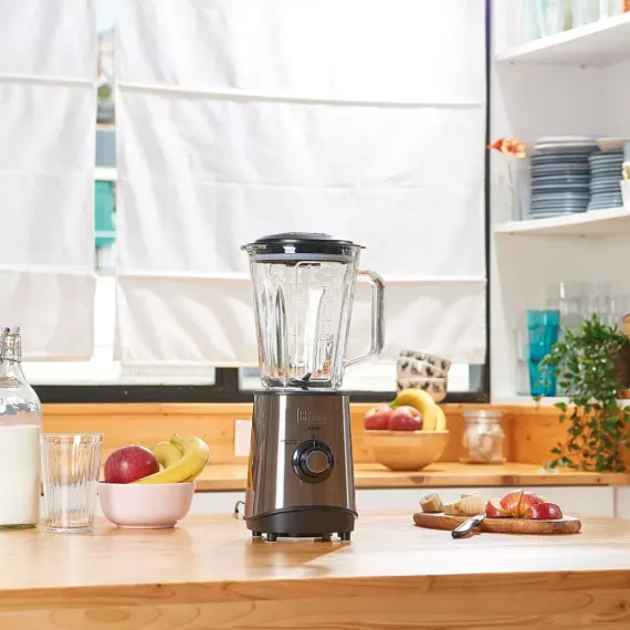 Блендер стационарный, 1,5 л, 20,4 х 20,4 х 43 см, нержавеющая сталь, стекло, BLACK+DECKER, изображение 7