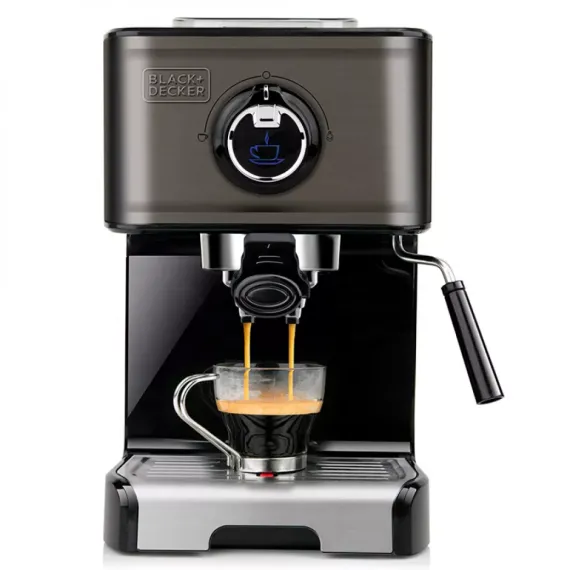 Кофеварка - эспрессо, 37 х 36 х 24,5 см, нержавеющая сталь, пластик, черный, BXCO1200E, BLACK+DECKER, США, изображение 3