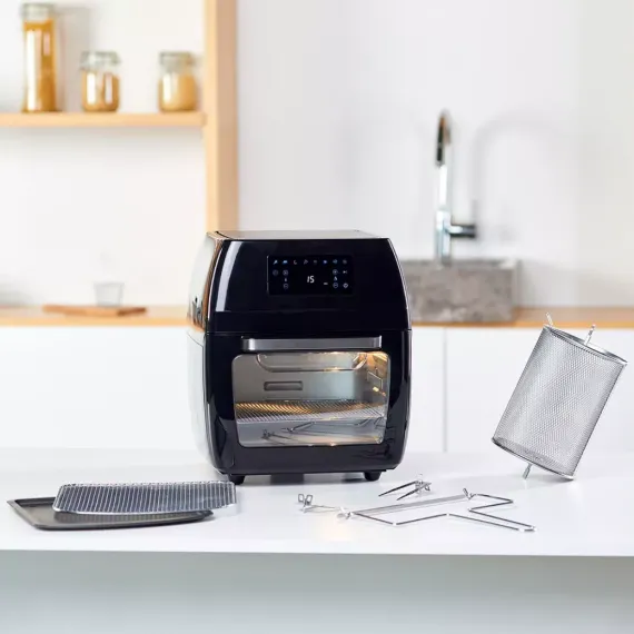 Аэрофритюрница , 12 л, нержавеющая сталь, пластик, BLACK+DECKER, изображение 6