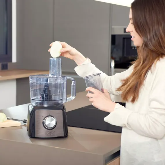 Комбайн кухонный, 1,5 л, нержавеющая сталь, пластик, BLACK+DECKER, изображение 10