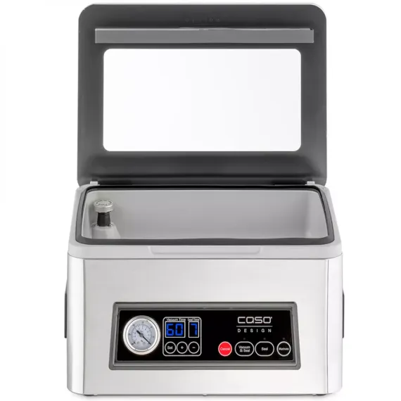 Упаковщик вакуумный камерный, нержавеющая сталь, пластик, CASO, изображение 2