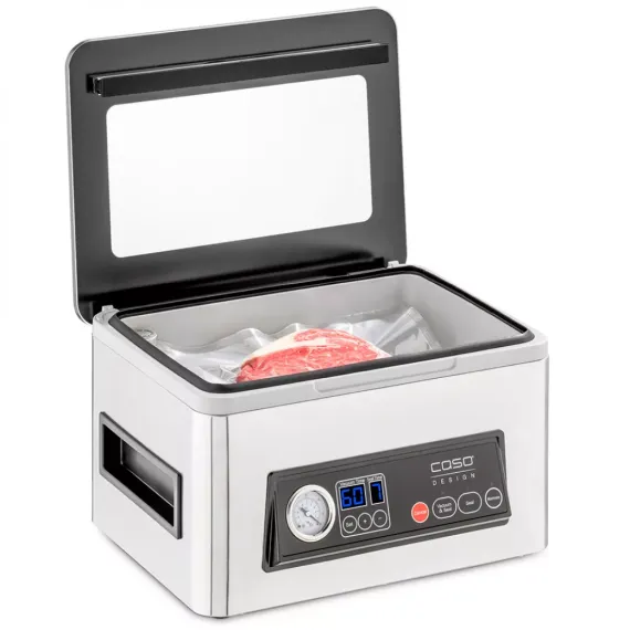 Упаковщик вакуумный камерный, нержавеющая сталь, пластик, CASO, изображение 4