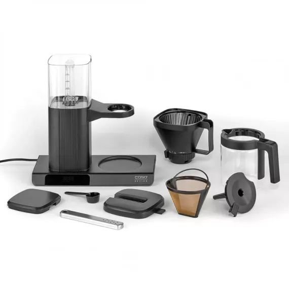 Кофеварка капельная, 1.25 л, нержавеющая сталь, пластик, CASO, изображение 2