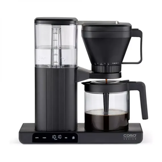 Кофеварка капельная, 1.25 л, нержавеющая сталь, пластик, CASO, изображение 3