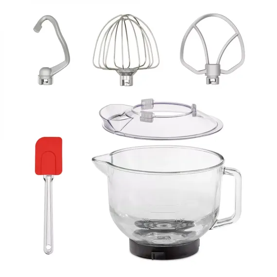 Комбайн кухонный, 4.5 л, нержавеющая сталь, стекло, CASO, изображение 2