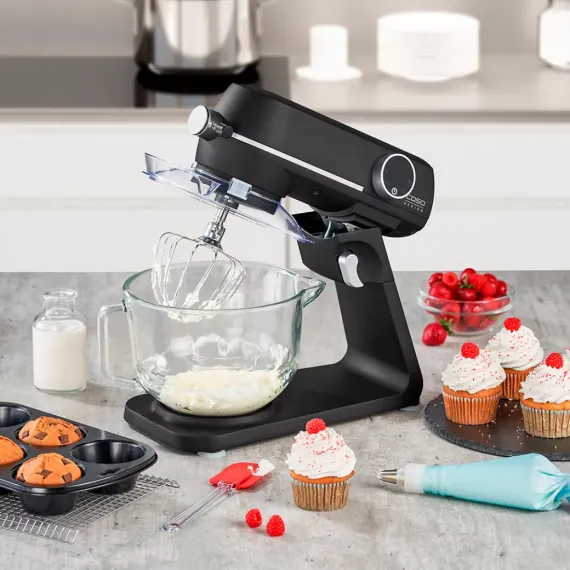 Комбайн кухонный, 4.5 л, нержавеющая сталь, стекло, CASO, изображение 11