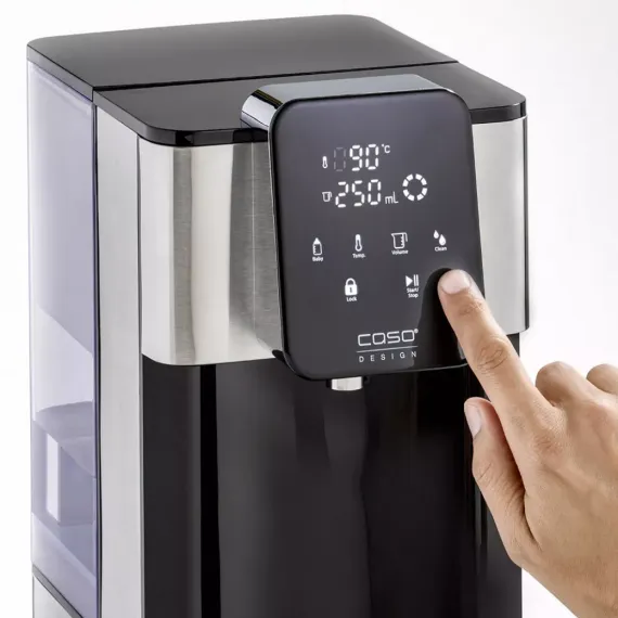 Диспенсер горячей воды, 4 л, 2600 Вт, нержавеющая сталь, пластик, CASO, изображение 8