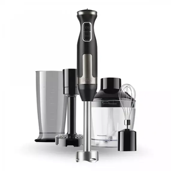 Блендер погружной, 26,5 см, нержавеющая сталь, пластик, BLACK+DECKER