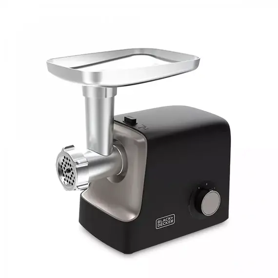 Мясорубка , 2200 Вт, нержавеющая сталь, пластик, BLACK+DECKER