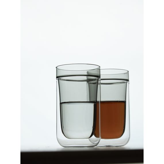 Набор стаканов Pure, 280 мл, дымчато-серые, 2 шт., Liberty Jones, изображение 2
