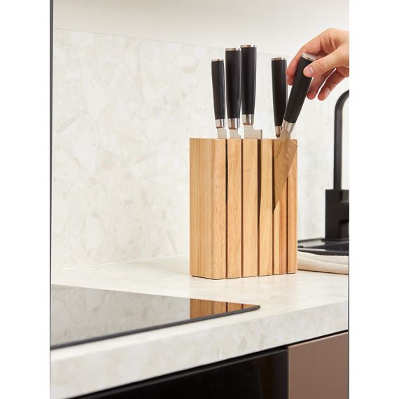 Подставка для ножей Hevea, светлое дерево, Liberty Jones, изображение 3