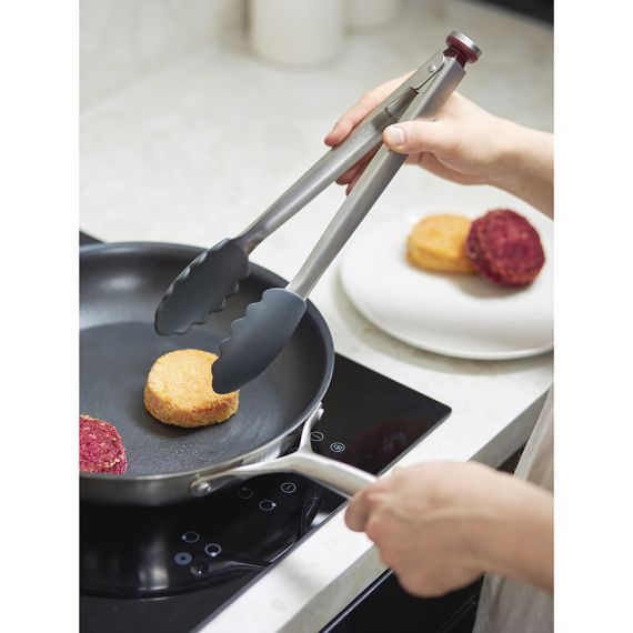 Щипцы кухонные SmartChef, 33,5 см, серо-бордовые, Smart Solutions, изображение 3