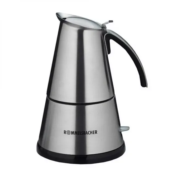 Кофеварка -эспрессо, 0,25 л, нержавеющая сталь, ROMMELSBACHER, изображение 2