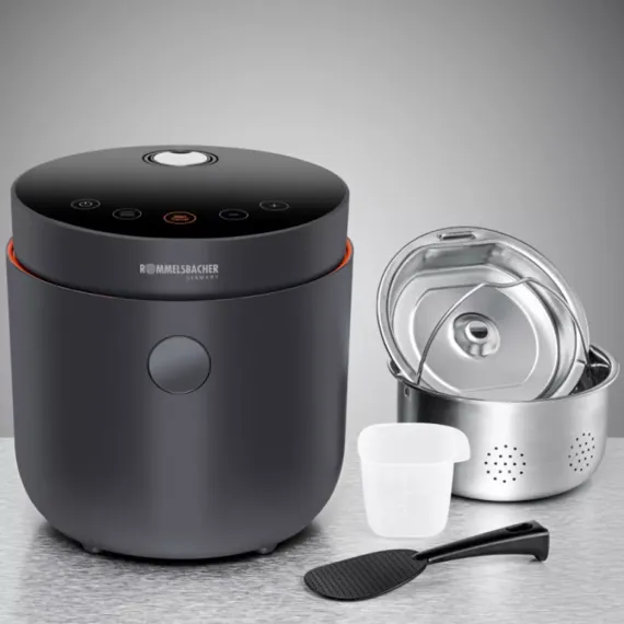 Пароварка -рисоварка, пластик, ROMMELSBACHER, изображение 2