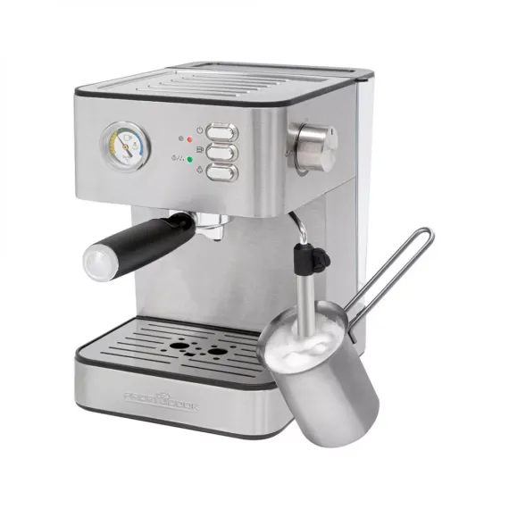 Кофемашина, 1,8 л, нержавеющая сталь, PROFI COOK, изображение 3