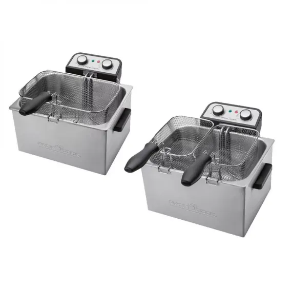 Фритюрница, нержавеющая сталь, PROFI COOK, изображение 2