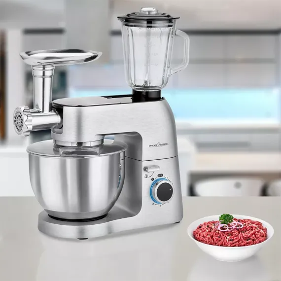 Комбайн кухонный, 6,7 л, алюминий, PROFI COOK, изображение 2