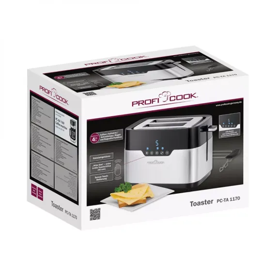 Тостер , нержавеющая сталь, PROFI COOK, изображение 6