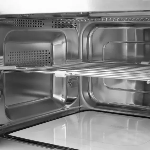 Печь микроволновая с грилем, нержавеющая сталь, пластик, CASO, изображение 5